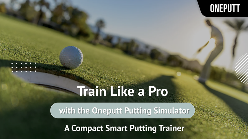Train Like a Pro with the Oneputt Putting Simulator – A Compact Smart Putting Trainer